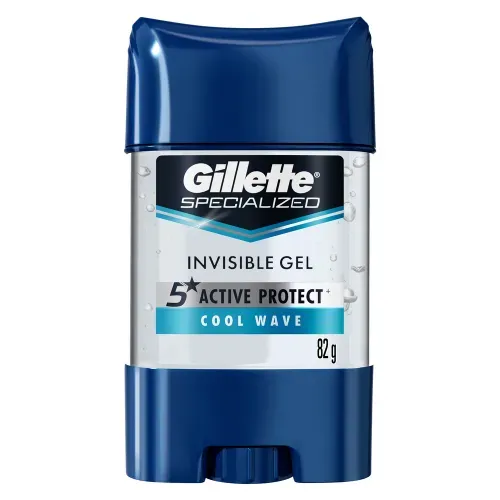 Gel Invisible Antitranspirante Gillette Specialized Cool Wave - 82 g