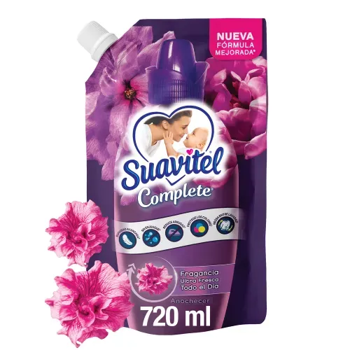 Suavizante de Telas Suavitel Complete todo en uno Anochecer - 720 ml