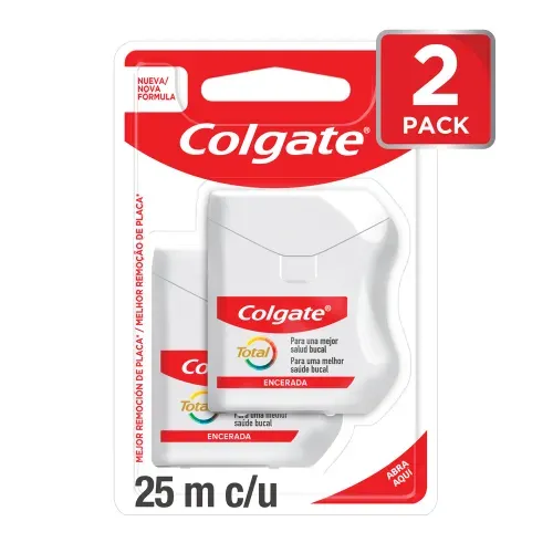 Hilo Dental Colgate Total 2 Pack - 25 m