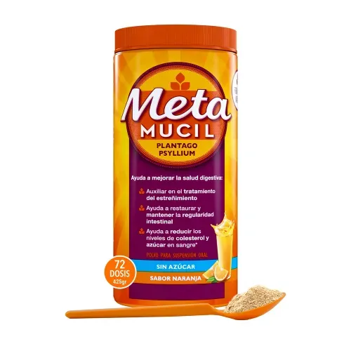 Fibra Metamucil sabor naranja - 425 g