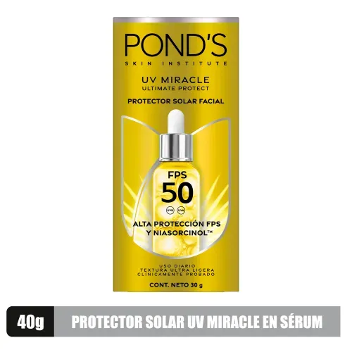 Protector Solar Ponds Uv Miracle FPS 50 - 30 g