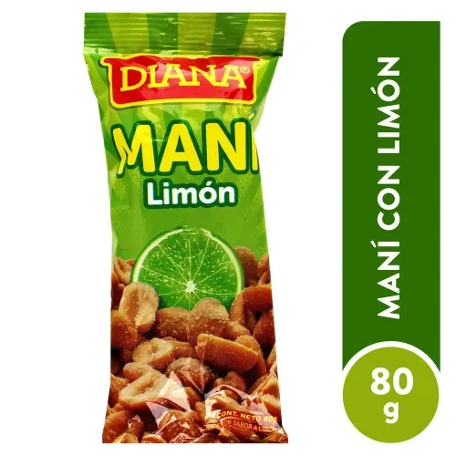 Mani Diana Con Limón bolsa - 80 g