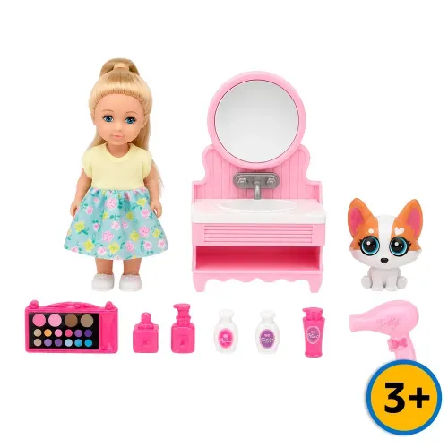 Muneca Regina De 4.5 Con Accesorios