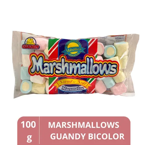 Marshmallows Guandy Bicolor - 100 g