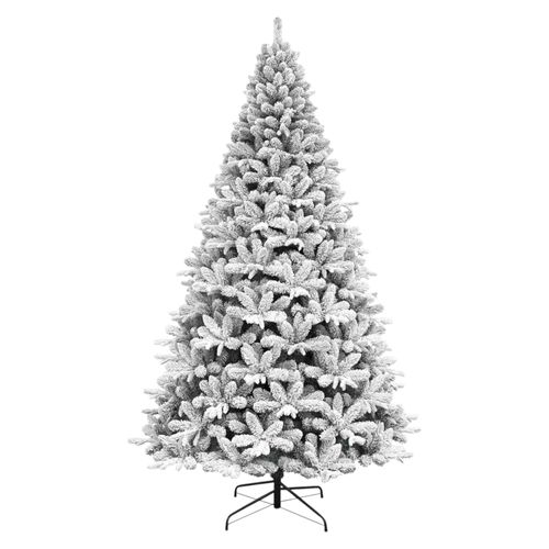 Árbol Holiday Time nevado mezclado y 2129 puntas para Navidad - 270 cm