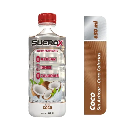 Bebida Hidratante Suerox Sin Azúcar Coco - 630 ml