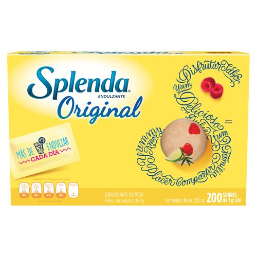Edulcorante Splenda 200 sobres en caja - 200 g