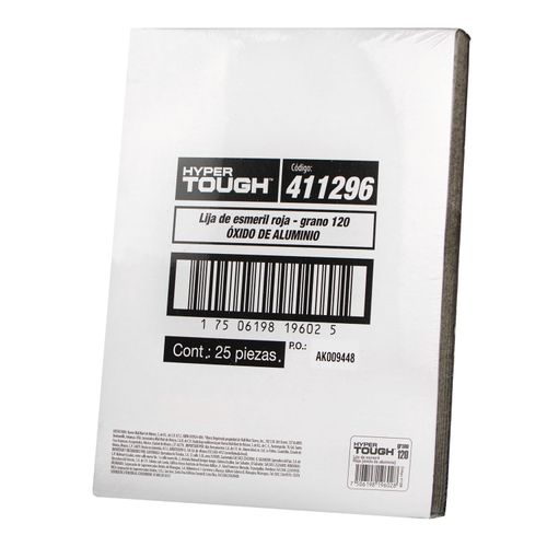 Ht Lija De Esmeril Roja Grano 120