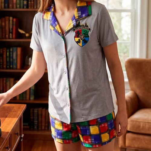 Set Pijama Short Mc Nina Harry Potter