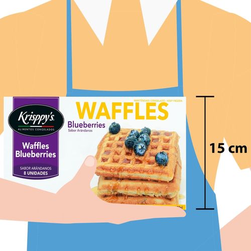 Wafles Krisspys Blueberries - 430 g