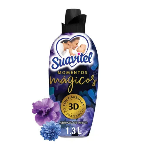Suavizante de Telas Suavitel Momentos Mágicos Abrazo de Amor - 1.3 L
