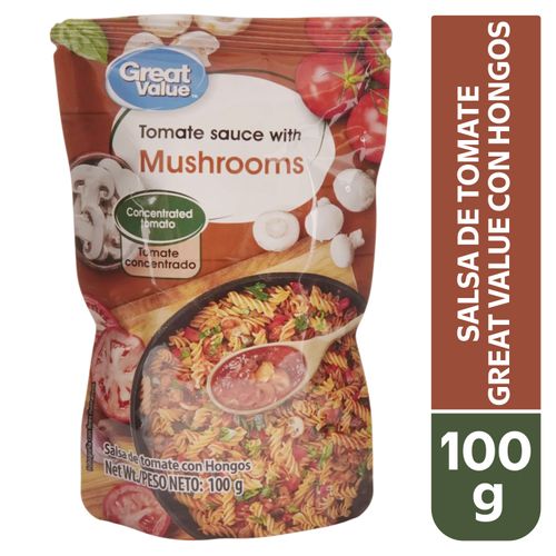 Salsa De Tomate Gv Con Hongos 100g