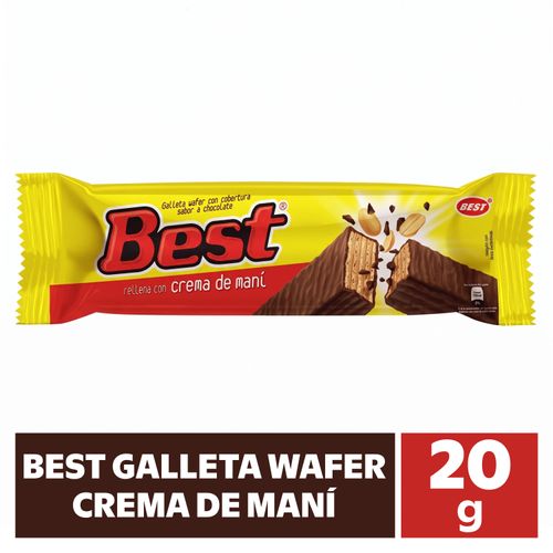 Galleta Best Rellena Con Crema De Maní - 20 g