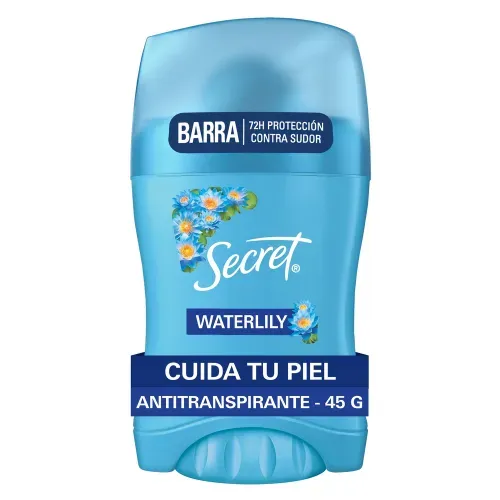 Barra Invisible Antitranspirante Secret Waterlily - 45 g