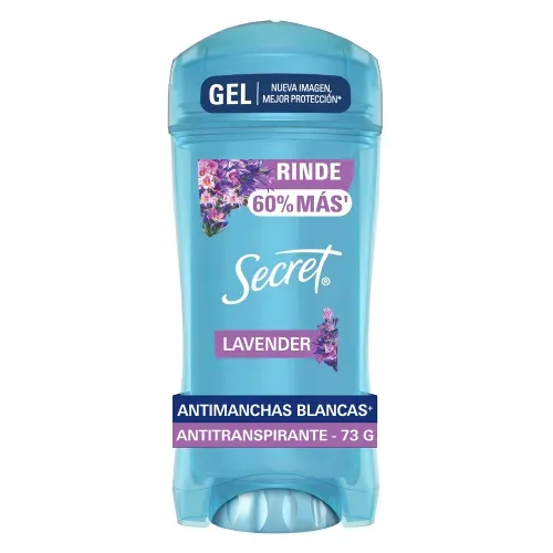 Gel Invisible Antitranspirante Secret Lavanda - 73 g