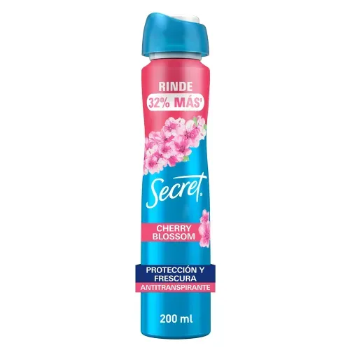 Spray Antitranspirante Secret Cherry Blossom - 200 ml