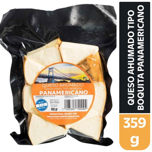 Queso Ahumado para Boquitas lácteos Panamericano - 390 g