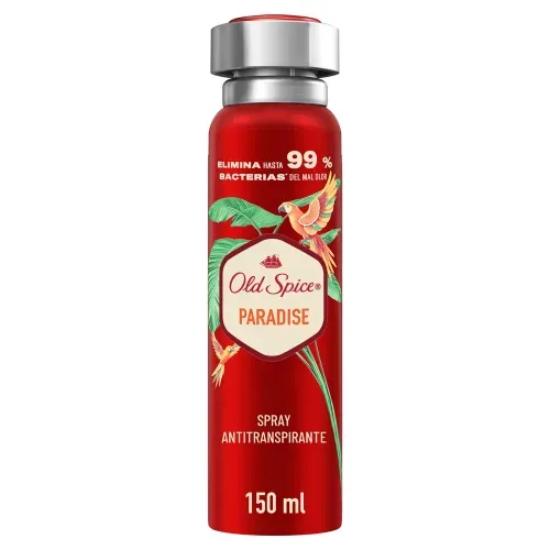 Spray Antitranspirante Old Spice Paradise - 93 g / 150 ml