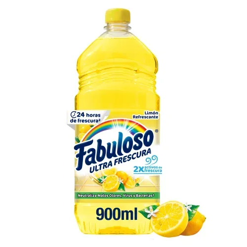 Desinfectante Fabuloso Antibacterial Fabuloso Frescura Activa Limón Refrescante - 900 ml