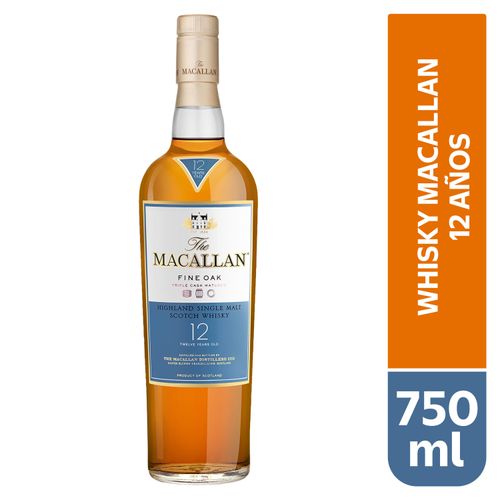 Whisky Macallan 12 Años - 750 ml