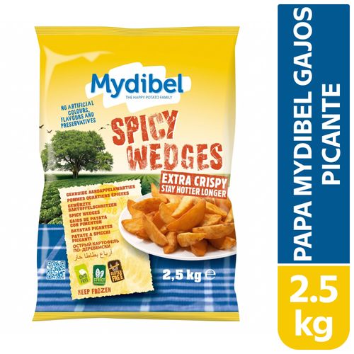 Papas Mydibel Gajos Picante - 2500 g