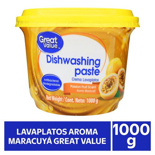 Lavaplatos Great Value Maracuya 1000 g