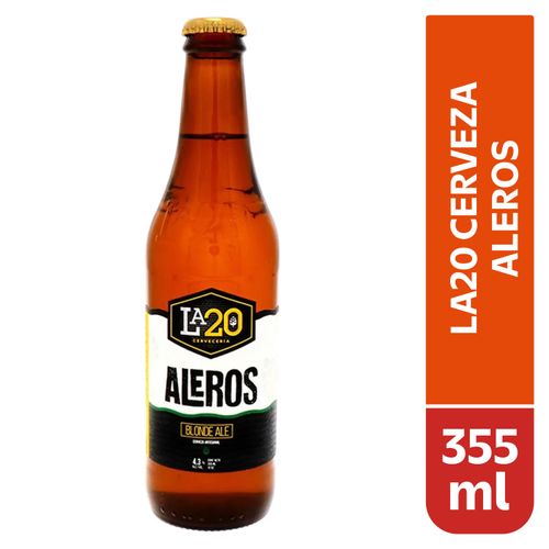 Cerveza La20 Aleros - 355 ml