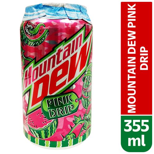 Bebida Pink Drip Mountain Dew Lata - 355 ml
