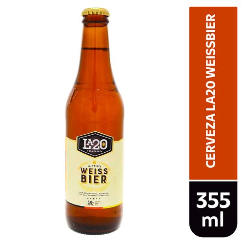 Cerveza La20 Weissbier - 355 ml