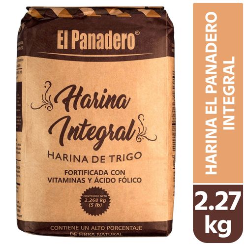 Harina El Panadero Integral - 2270 g