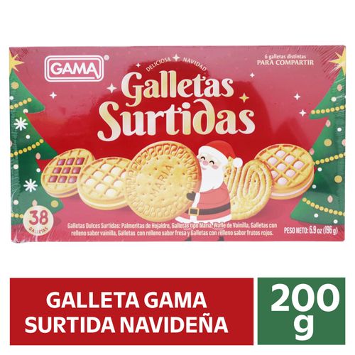 Galleta Gama Surtida Navideña 200gr