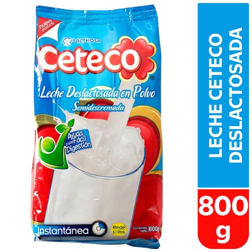 Leche Ceteco Deslactosada - 800 g