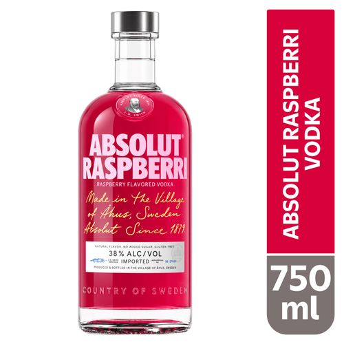 Vodka Raspberri Absolut - 750 ml
