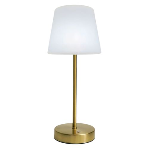 Ms Lampara Mesa Led Recargable Dorada