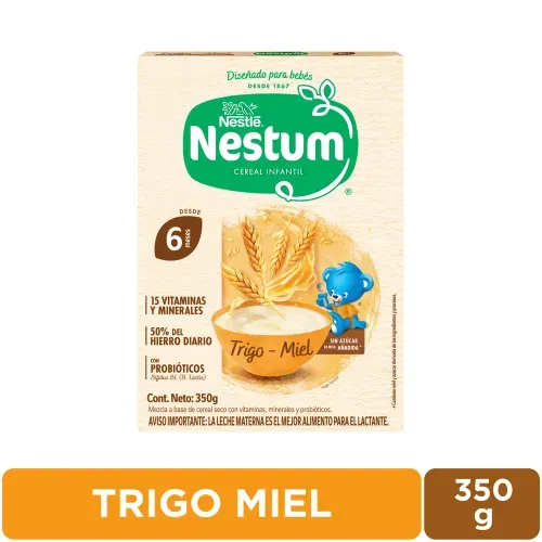 Cereal Infantil Nestum® Trigo Miel Caja - 350 g