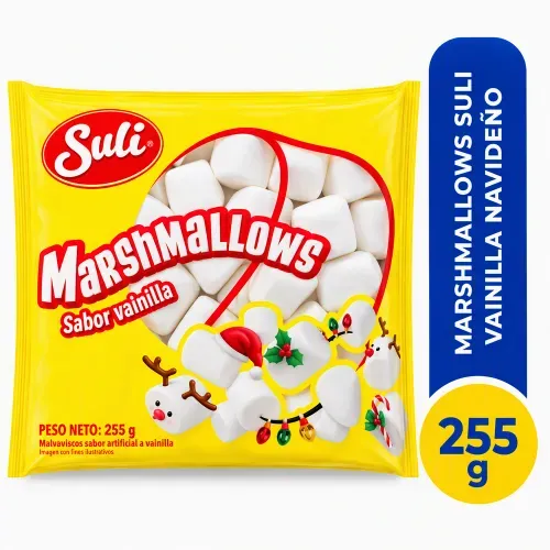 Marshmallows Suli Vainilla Navideño - 255 g