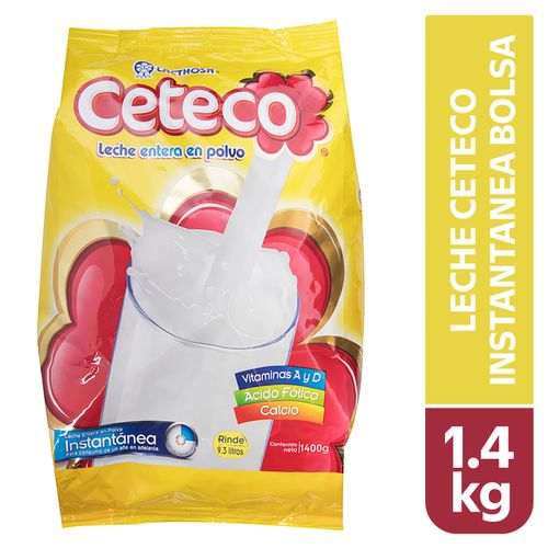 Leche Ceteco Instantánea Bolsa - 1400 g