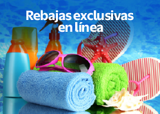 Selección de esenciales de verano con precios especiales en línea 