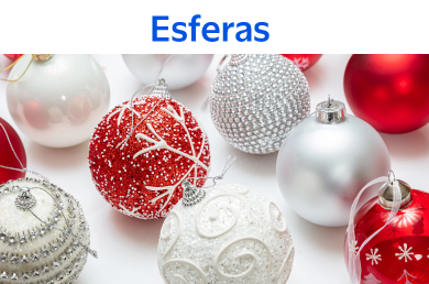 Esferas para adornar tu árbol de  Navidad