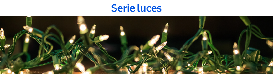 Luces navideñas para decorar  interiores y exteriores