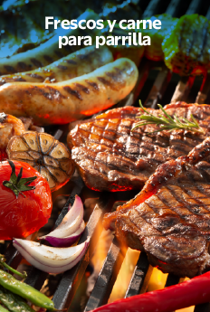 Carnes y productos frescos para parrilladas de verano